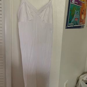 White Slip Dress